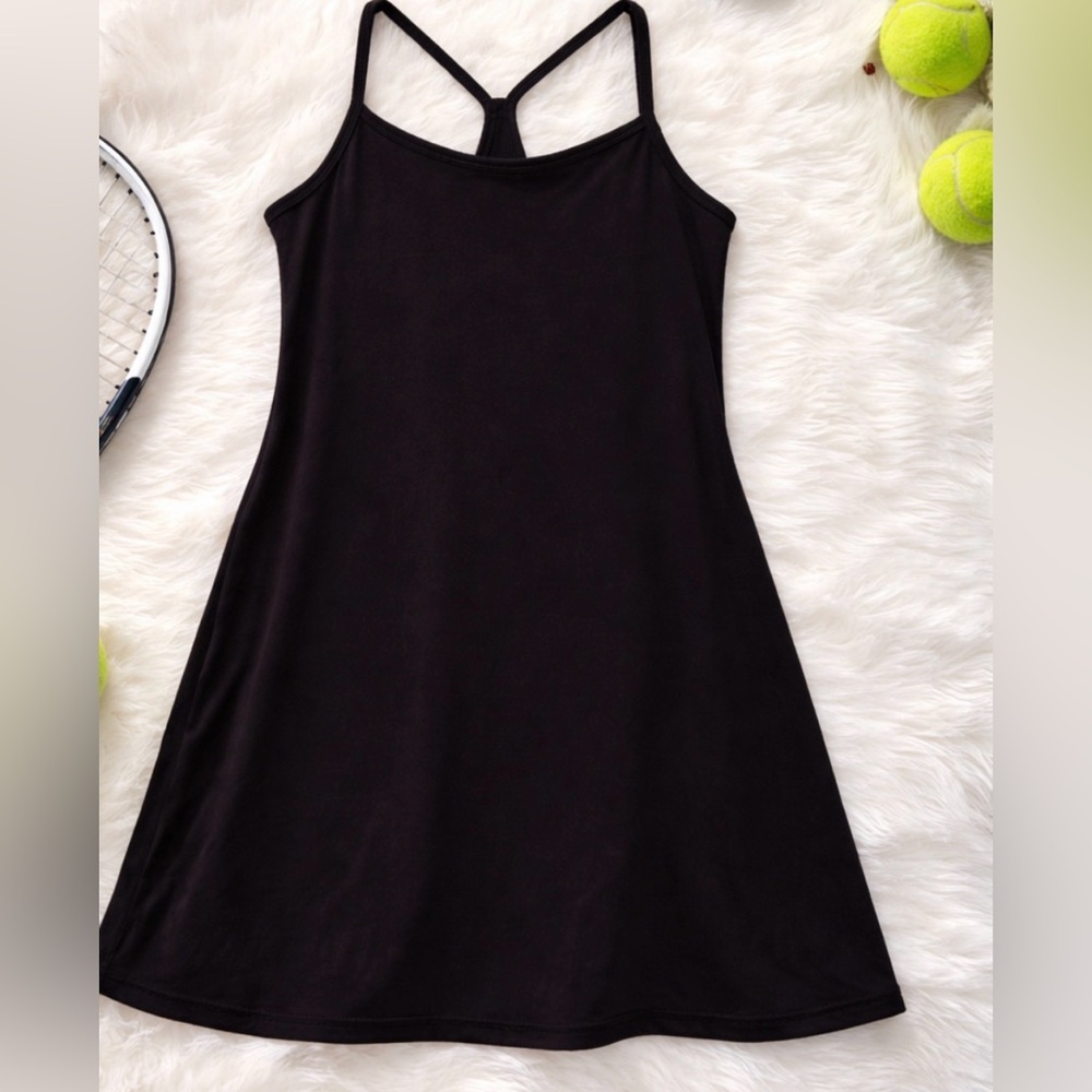 aerie Black The Hugger tennis dress